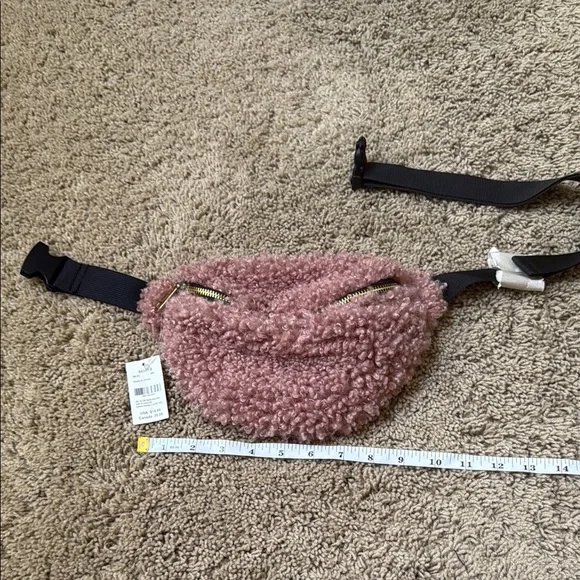Icing Pink Fuzzy Belt Bag - Picture 5 of 5